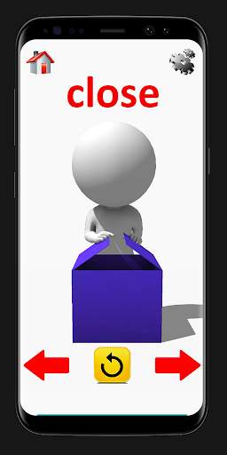 Action Words: 3D Flash Cards screenshot 6