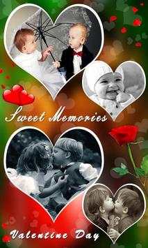 Valentine Day Collage Love screenshot 2