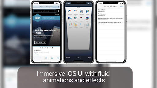 iOS Browser 2 for iphone app screenshot 1