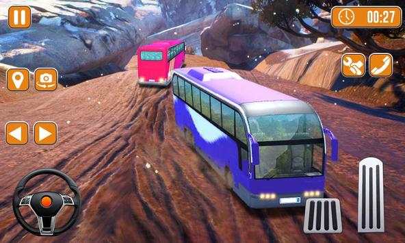Real Bus Hill Road Driving Simulator 3D screenshot 1