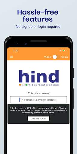 Hind - Free Video Conference Meeting App for India screenshot 4