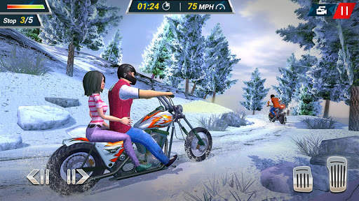 Snow Motorbike Racing 2019 Free screenshot 6