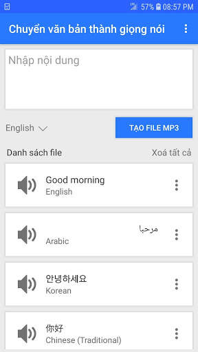Chuyển văn bản thành giọng nói screenshot 1