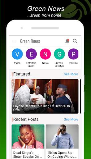 Green News - Nigerian News screenshot 1