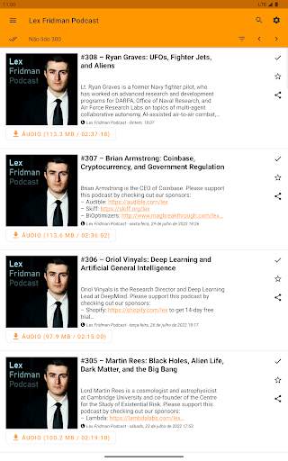 Leitor RSS Offline screenshot 2