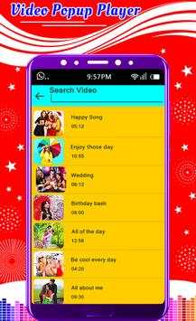 Video Popup player screenshot 3