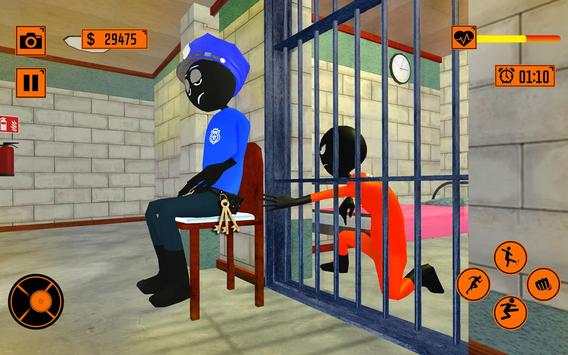 Stickman Grand Prison Escape-Jail Break screenshot 1