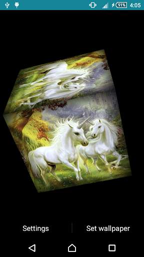 Unicorn Live Wallpaper screenshot 3