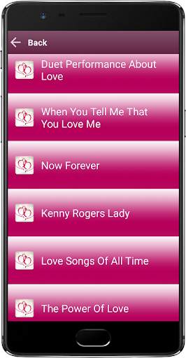 Love Songs 80s 90s screenshot 1