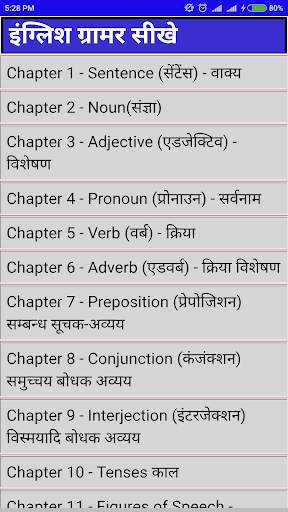 English Grammar Sikhe screenshot 1