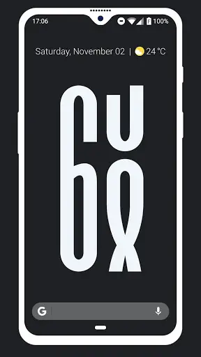 Unlock Clock - Unlock Live Wallpaper screenshot 1