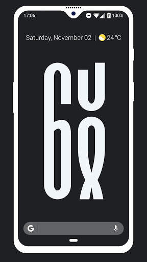 Unlock Clock - Unlock Live Wallpaper screenshot 1