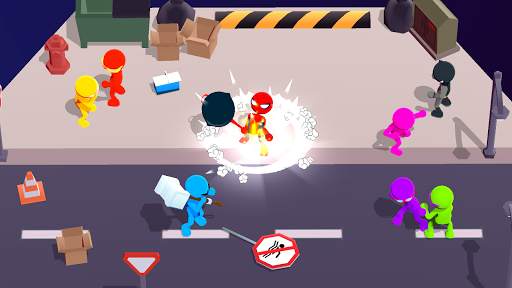 3D Stickman Master - Street Gangs Fight скриншот 6