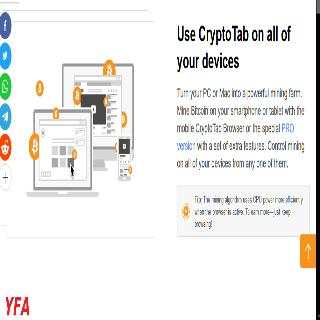 CryptoTab Browser Easy Way For Bitcoin Mining Free screenshot 7