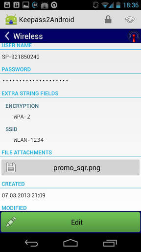 Keepass2Android Offline screenshot 2