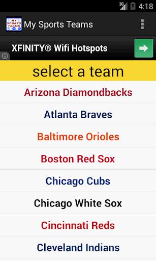 My Sports Teams screenshot 5
