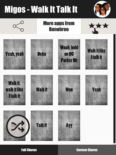 Migos - Walk It Talk It - Soundboard screenshot 4