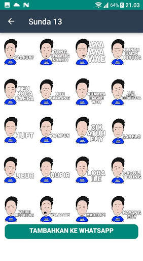 WA Sticker Sunda Lucu WaStickerApps screenshot 5