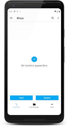 Bhejo - India's own File Sharing App screenshot 1