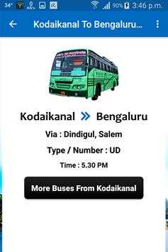 Kodaikanal Bus Info screenshot 7