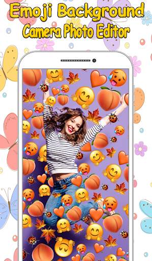 Emoji Background Photo Editor 1 تصوير الشاشة