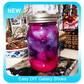 Easy DIY Galaxy Shoes icon