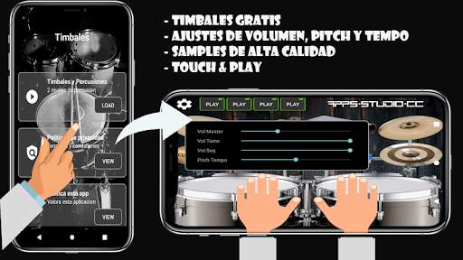 Timbales Para Tocar Cumbia screenshot 1