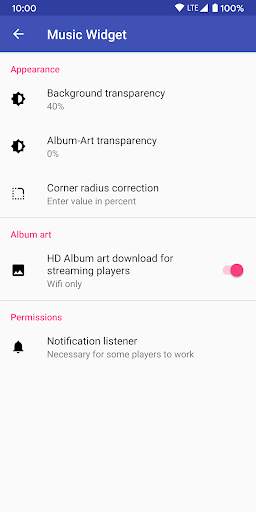 Material Music Widget screenshot 4