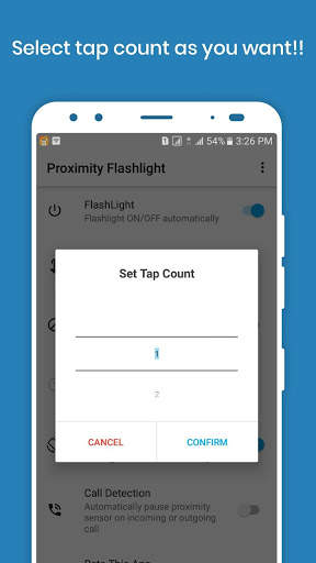 Proximity Flashlight: Just Tap to Light Everything screenshot 3