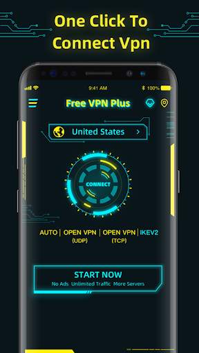Free VPN Plus - Fast And Secure VPN For Android! screenshot 1