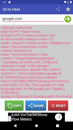 Url to Html Viewer 1 تصوير الشاشة