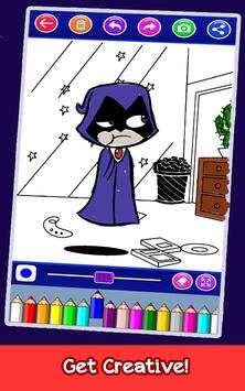 Teen Coloring Titans Go screenshot 3