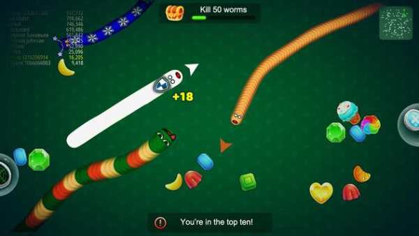 Worms war zone Cacing io snake screenshot 1