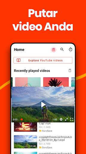 Video Player, Tube Floating - BaroPlayer screenshot 4