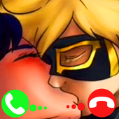 Ladybug Fake Chat : Noir chat icon