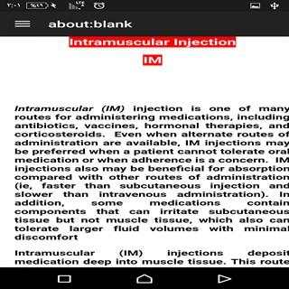 Types of Injection screenshot 1
