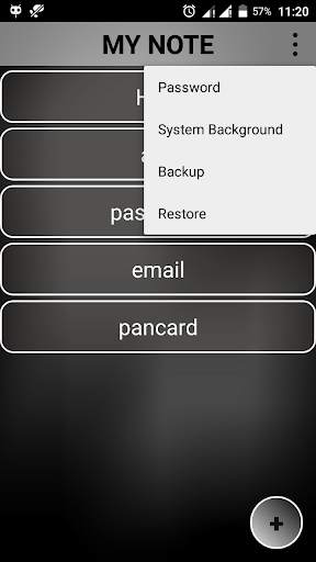 Black Note Notepad Notes 6 تصوير الشاشة