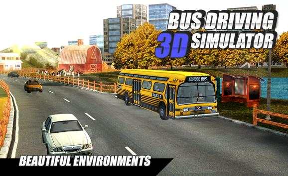 Bus Driving: 3D simulation screenshot 4