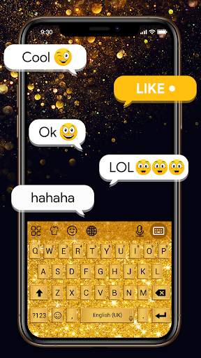 Gold keyboard screenshot 3