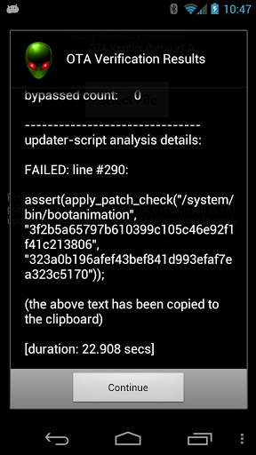 OTA Verifier screenshot 5