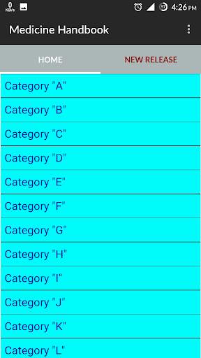 Medicine Handbook screenshot 1
