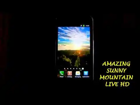 Sunny Mountain Live Wallpaper screenshot 1