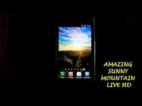 Sunny Mountain Live Wallpaper screenshot 1