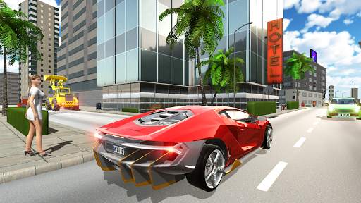 Extreme Lambo Car Driving screenshot 2