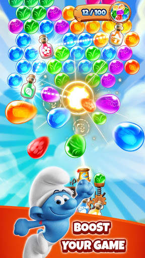 Smurfs Bubble Shooter Story 2 تصوير الشاشة