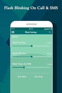 Flashlight Blinking Alert on Call & SMS screenshot 3