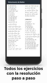 Solucionario de Álgebra de Baldor 😎🔥📚📕 screenshot 3