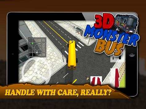 3D Monster Bus Simulator 2015 screenshot 8