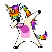 Unicorn Color by Number - Sandbox Pixel Art 3.1