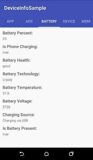 Device Info screenshot 2